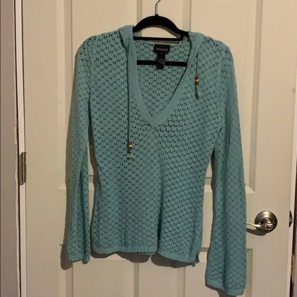 Aquamarine beach hoodie from Athleta